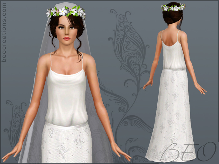 Romantic bride for Sims 3 by BEO